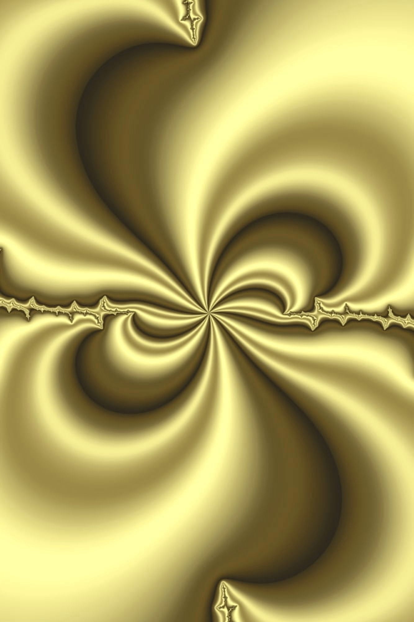 Gold Abstract Canvas Art - Paul Sale Design Pics (26 x 38)