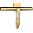 thumbnail image 1 of Gold All-Purpose Shower Squeegee for Shower Doors, Window and Car Glass, Stainless Steel, 10 Inches, 1 of 6