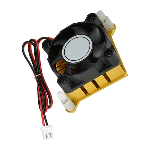 Gold Aluminium Heatsink DC5V 12V 40mm 40x40x10mm Fan for Efficient Northbridge Chipset Cooling Devices