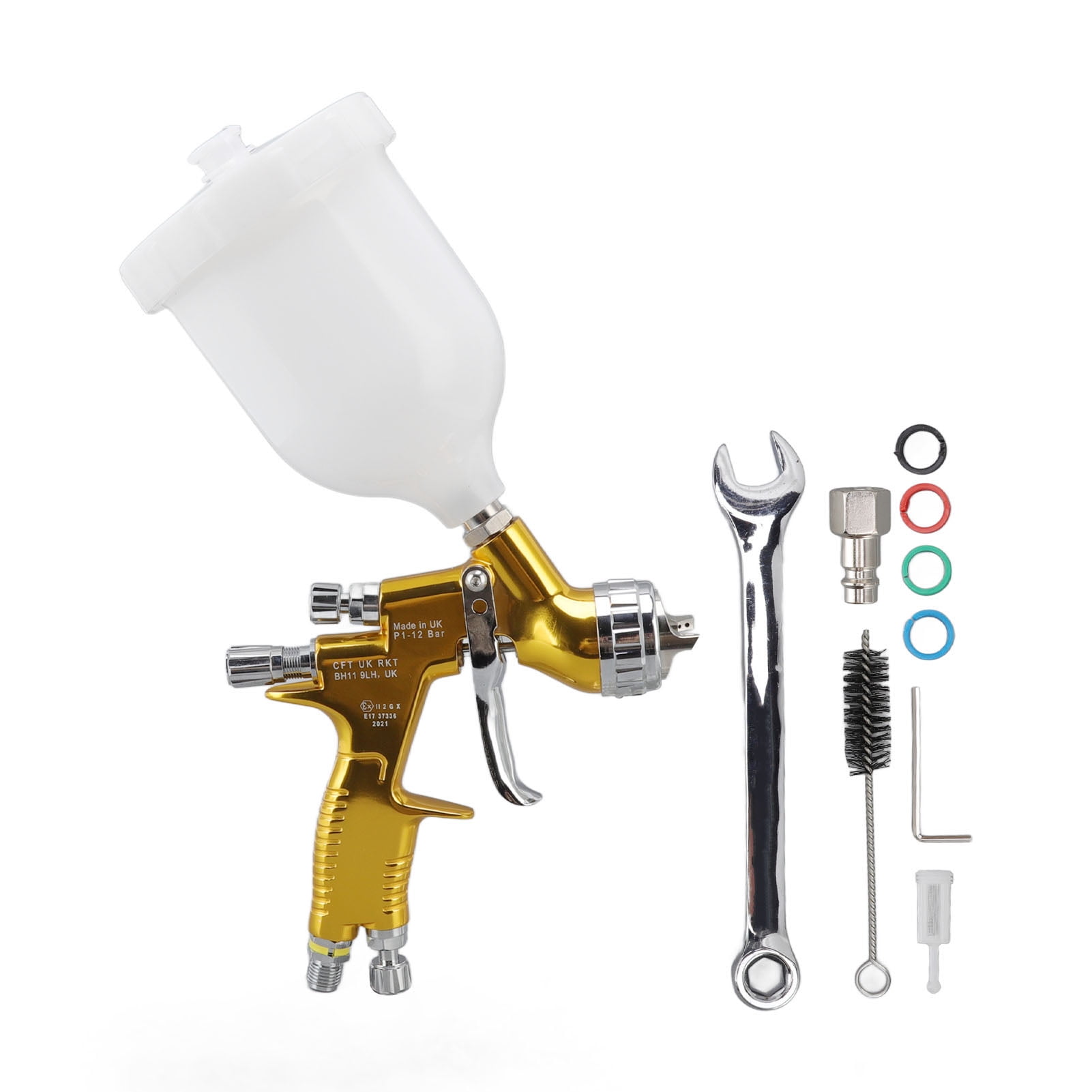 Aluminum Alloy Paint Sprayer Gun - G1/4 Thread, Adjustable For Oil/Solvent/Water-Based Coatings