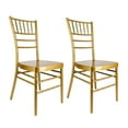 thumbnail image 1 of Gold Aluminum Chiavari Chair by Chivari, 2 Chair Bundle by Chivari, 1 of 7