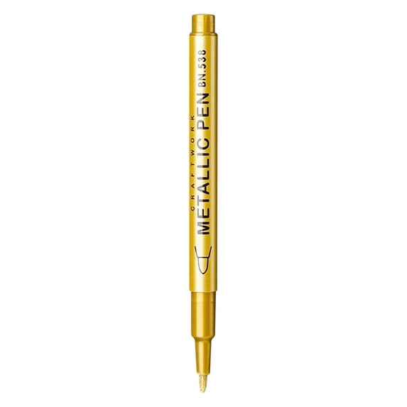 Gold And Silver Paint Marker Pen For Cemetery Lettering, Oil Based Restoration Ink For Memorial Monuments, 1ml (Multicolor, 14.5*0.5*0.5CM)