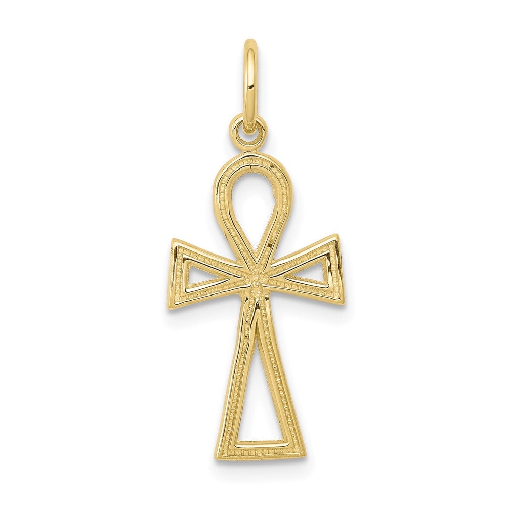 Men's 925 Sterling Silver Egyptian Ankh Cross Ring – Symbol Of Life, Size 13, Handcrafted In USA