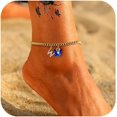 Gold Ankle Bracelets For Women Butterfly Initial Anklets For Women