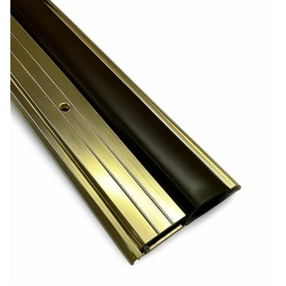 Gold Anodized Adjustable Height Vinyl Threshold 36 Long | Easy Installation | Door Bottom Seal for Energy Efficiency & Draft Blocking | V-9- by Manufacturing