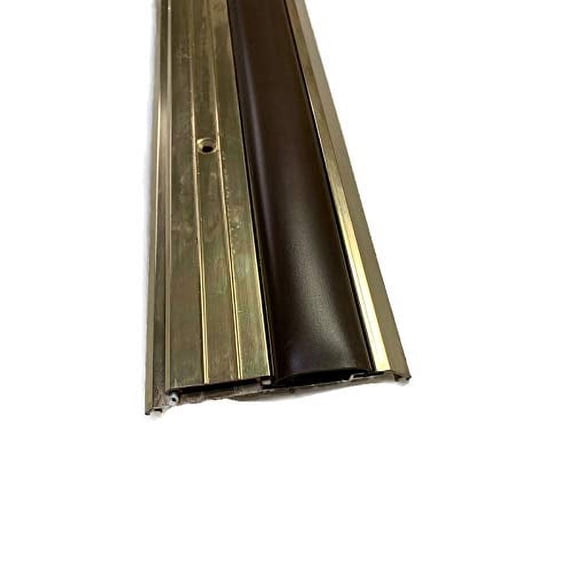Gold Anodized Adjustable Height Vinyl Threshold 36" Long V-9-G Easiest Installation