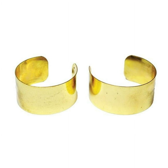 Gold Arm Cuffs, Pack of 2