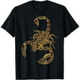 thumbnail image 1 of Gold Art Animal Scorpion T-shirt T-Shirt, 1 of 3