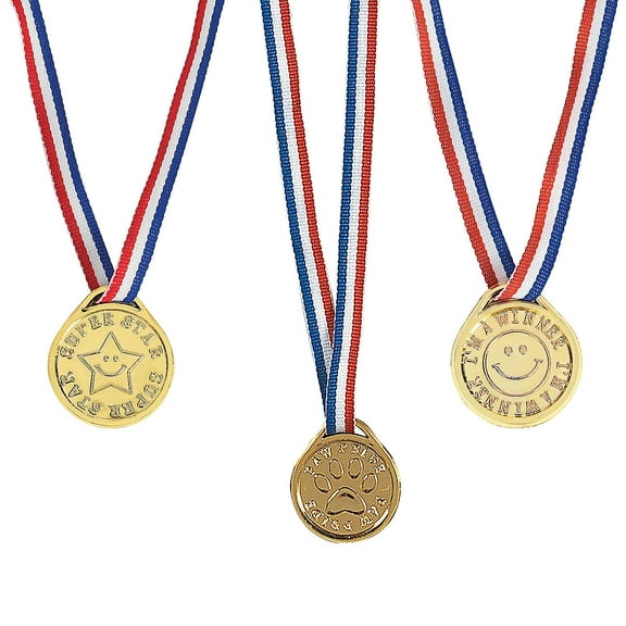 Gold Award Medal Assortment Kit - 36 Pc