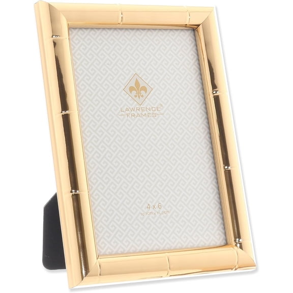 Gold BAMBOO Style Polystyrene 4x6 Frame - 4x6