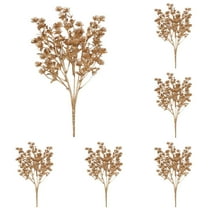 Gold Baby's Breath Artificial Flowers Gypsophila Silk Stems for Wedding Bouquets, Centerpieces, Home & Office Decor Golden Flowers for Vase Arrangements Indoor Outdoor