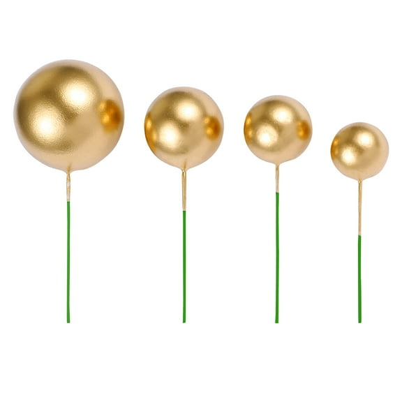 Gold Ball Cake Toppers Cake Decorations Gold Cake Decorating Supplies Birthday Cake