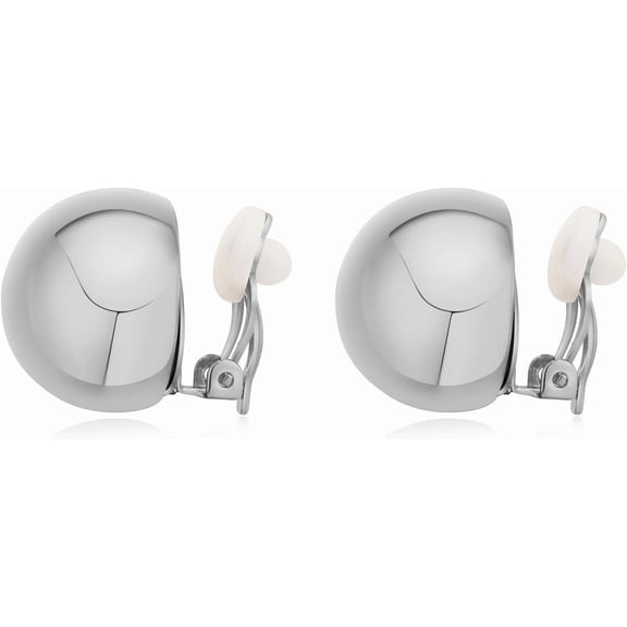 Gold Ball//Teardrop/Button Clip on Earrings - Trendy Non Pierced Jewelry Gifts for Women