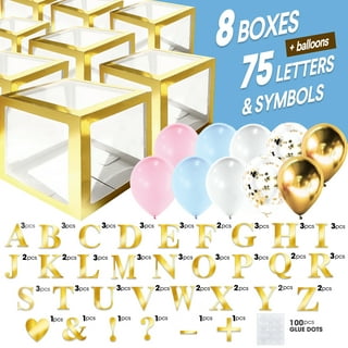 Big letter blocks for party sales