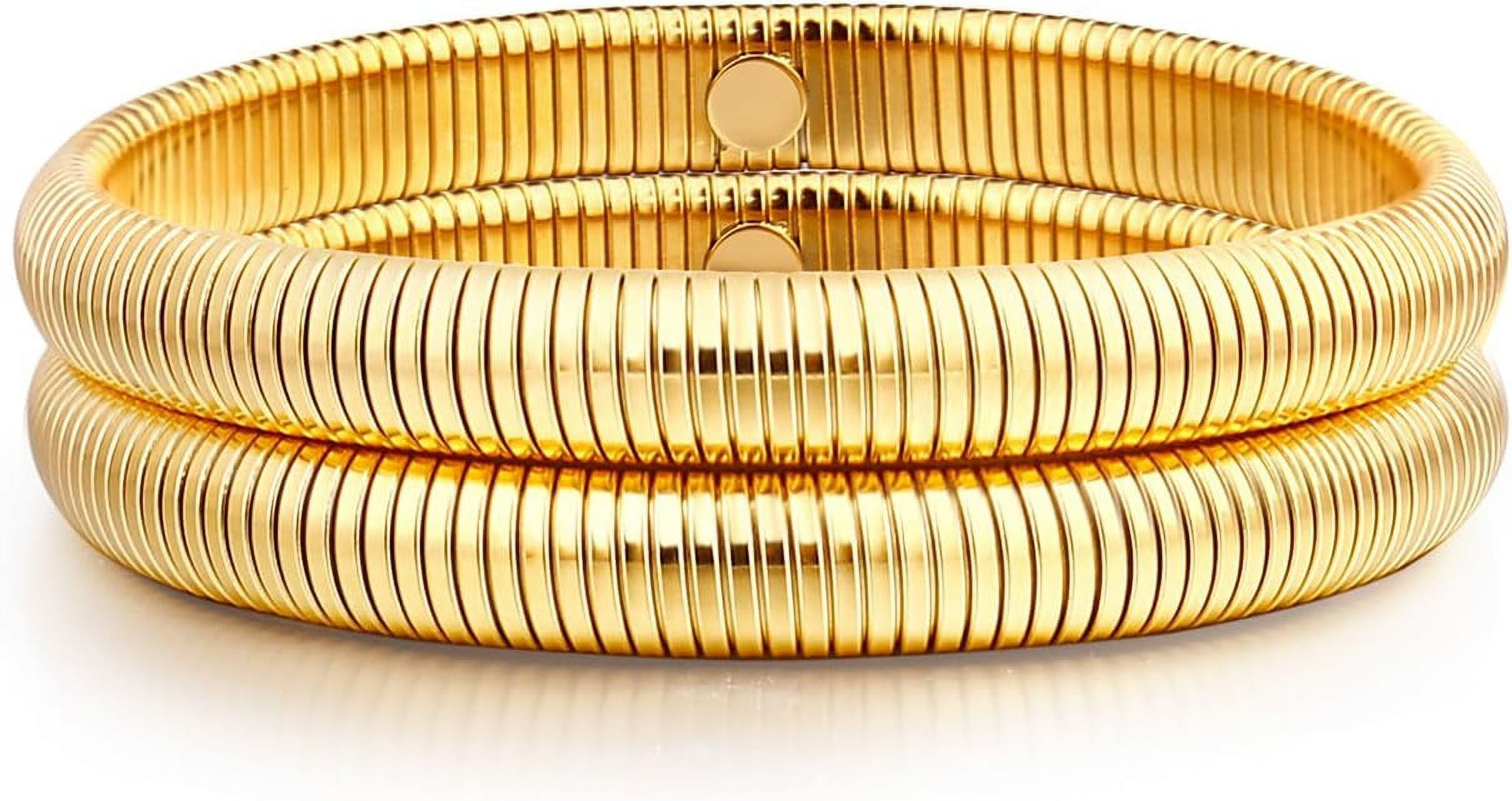 金網つじ　バングル　WIRE BANGLE WOMENS Amazon.com: HUANIAN Stainless Steel Triple 3 Stackable Cable