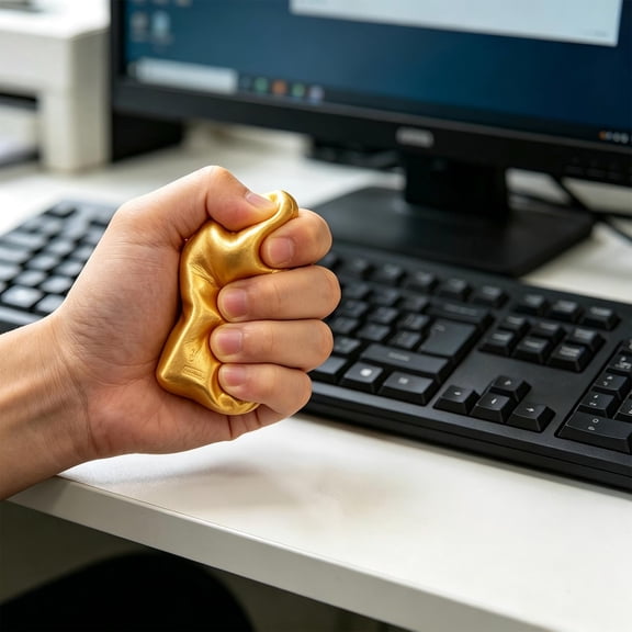 Gold Bar Slow Rising Fidget Toy, Soft Squishy Stress Relief Squeeze Toy, Portable Handheld Decompression Toy, Funny Novelty Prop, Halloween Goodie Bag Filler
