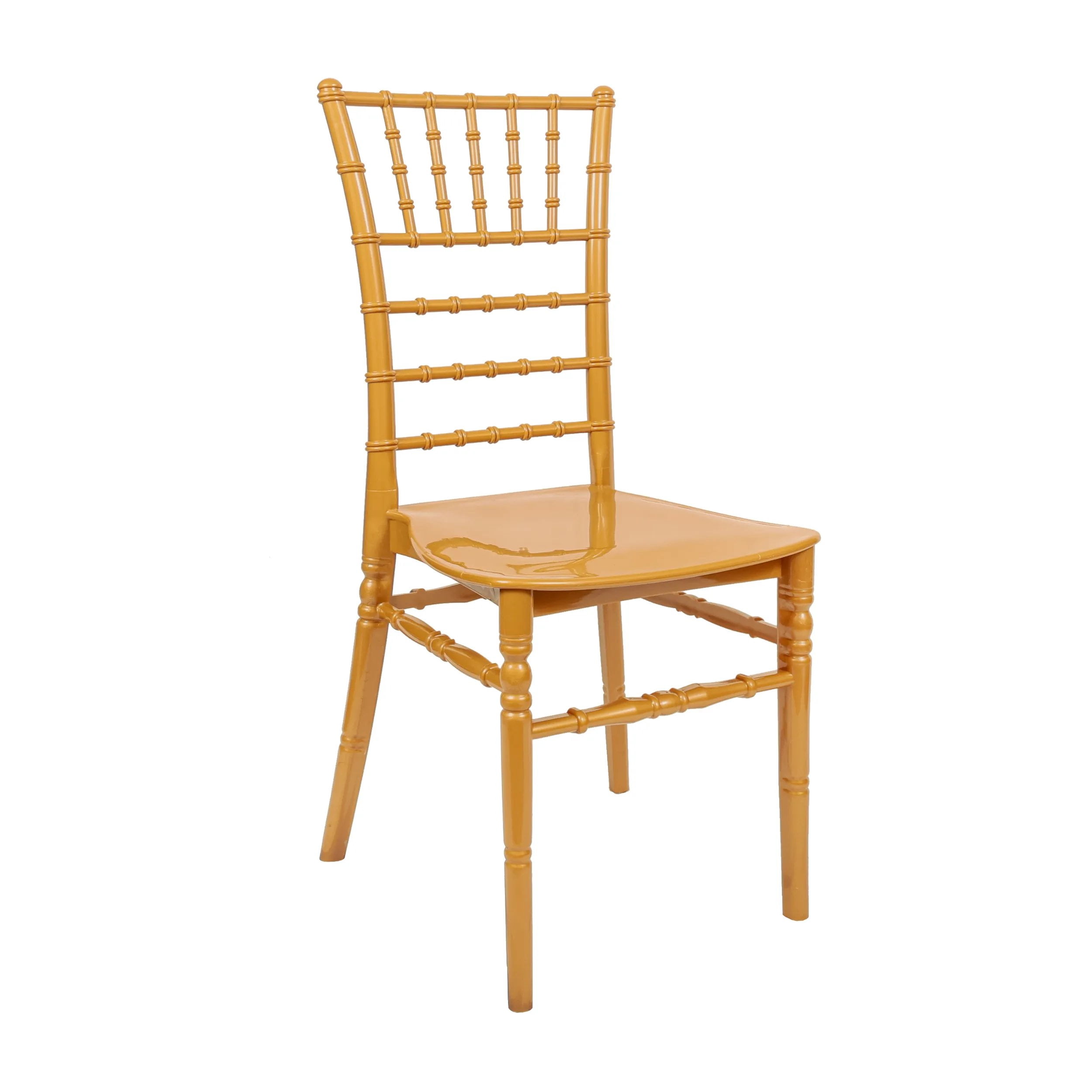 Gold BasicResin Chiavari Chair by Chivari, 50 Chair Bundle by Chivari