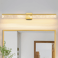thumbnail image 1 of Gold Bathroom Light Fixtures 39 inch Dimmable Metal Wall Sconce Fixtures Over Mirror LED Vanity Light Bar for Restroom Mirror 3000K Warm White Light, 1 of 9