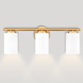 Gold Bathroom Light Fixtures Brushed Gold Vanity Light Fixture Over