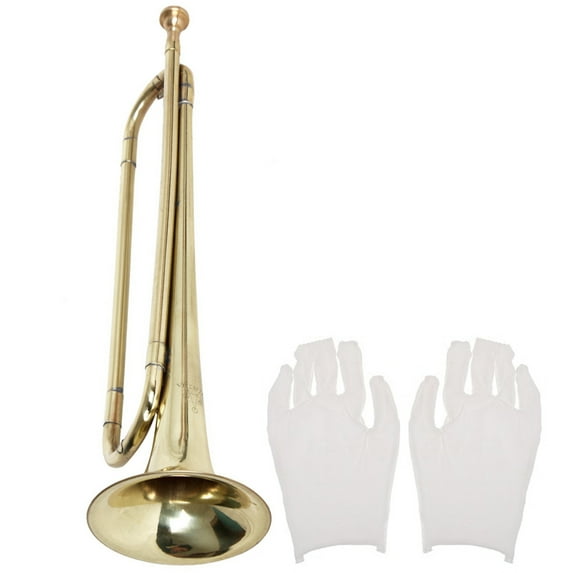 Gold Bb Trumpet Kit with Gloves - Student/Beginner Musical Instrument