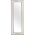 thumbnail image 1 of Gold Beaded Full Length Mirror, 1 of 5