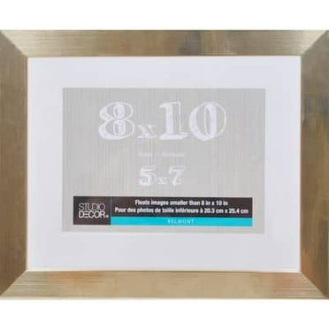 Afuly Floating Frame 8x10, Wooden 8x10 Picture Frames Double Glass Set ...