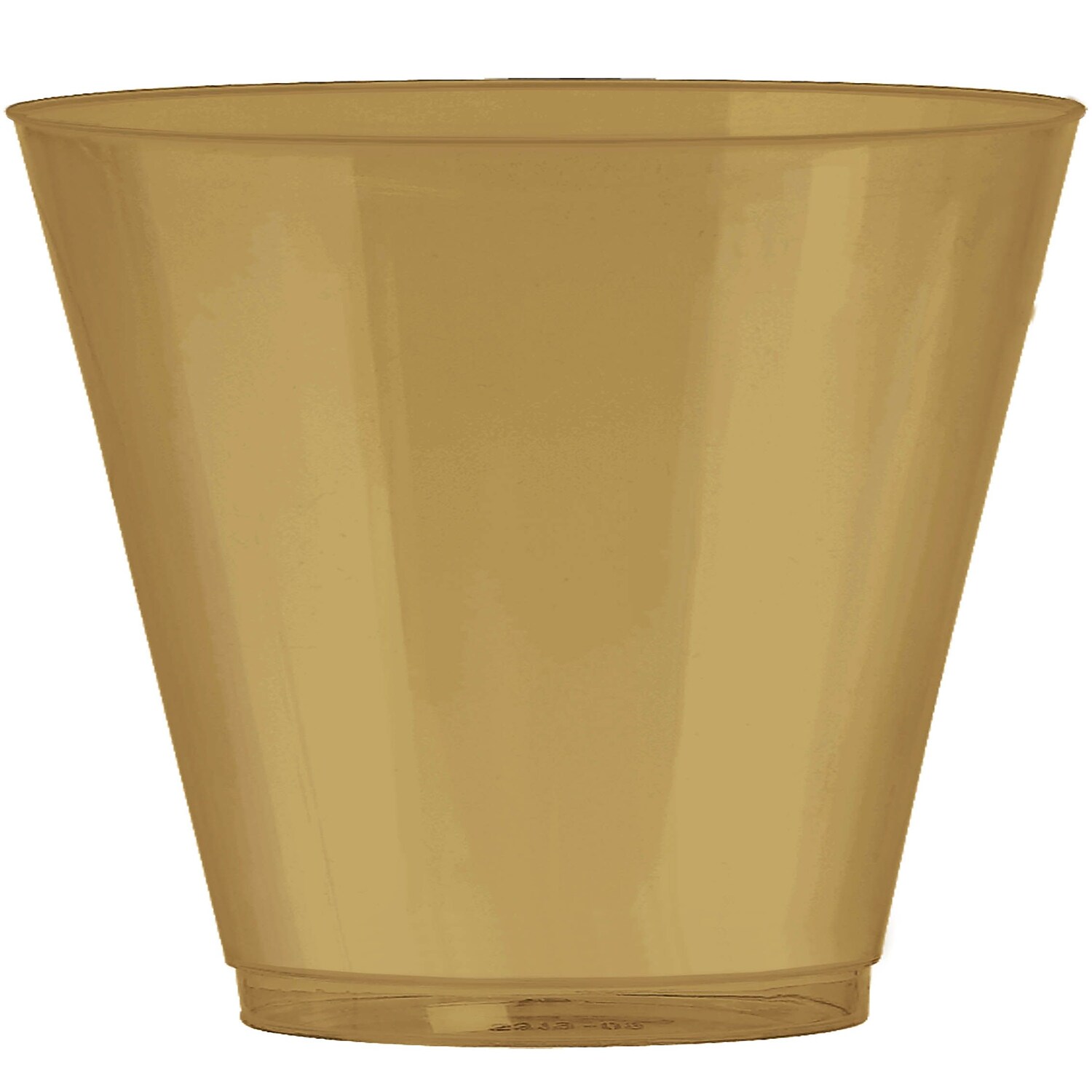 Gold, Big Party Pack, Plastic Cups, 9 oz., 72 Per Pack