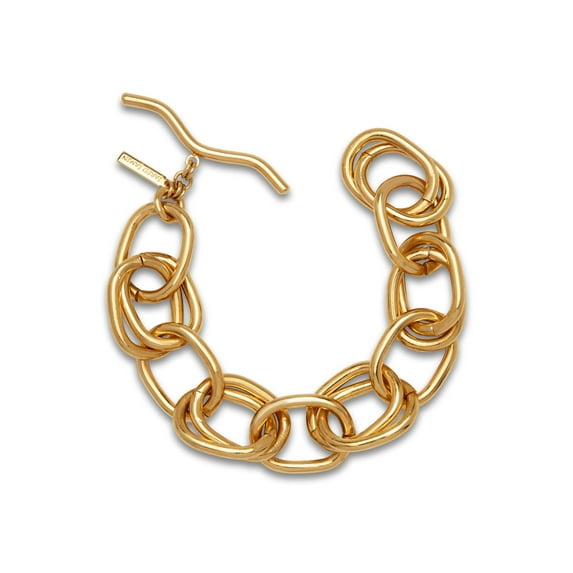 Gold Billie Every-Other Chain Bracelet