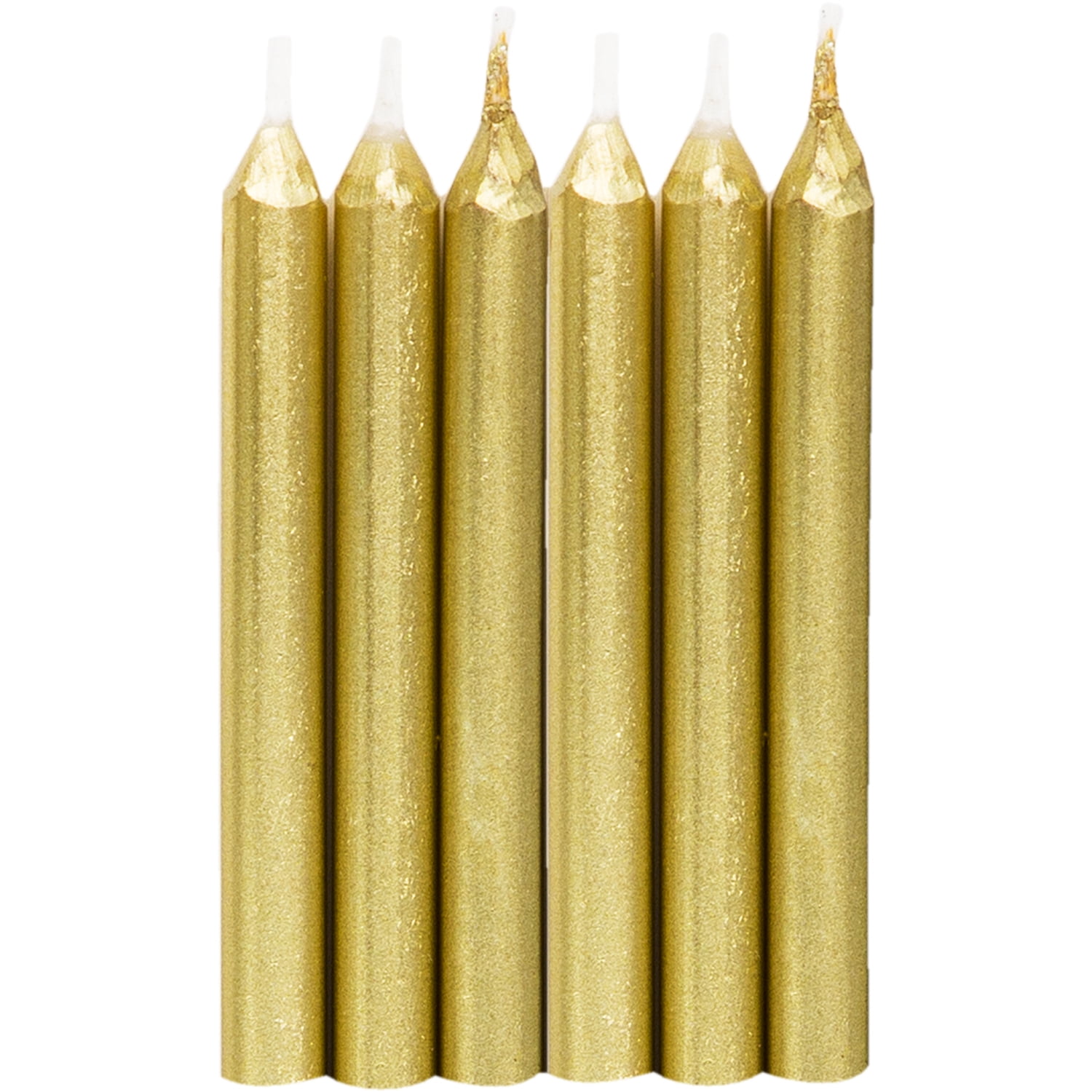 Gold Birthday Candles
