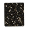 thumbnail image 1 of Gold Black Ancient Runes Gaming Mouse Pad 7 x 8.6 in Rectangle Computer Mousepad Mat Non-Slip Rubber Base for Office Laptop PC, 1 of 6