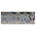 thumbnail image 1 of Gold Black Checkered Pattern Kitchen Rug Mat,Kitchen Runner Rugs Non Skid Washable,Decorative Kitchen Floor Mats for Kitchen,Sink,Laundry,17"X47", 1 of 5