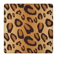 thumbnail image 1 of Gold and Black Of Leopard Print Square Fitted Tablecloth with Elastic Edge,Square Table Cover,Washable Elastic Table Cover for Home Kitchen Party Decor 36"x36", 1 of 6