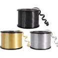Gold, Black and Silver Curling Ribbon Balloon String Gift Wrapping ...