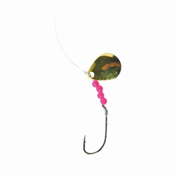 Gold Blades Spinner Fishing Hook - Size 8 - Pack of 2 - Durable Design
