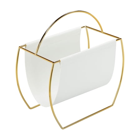 Gold Blake Blanket Rack Ivory