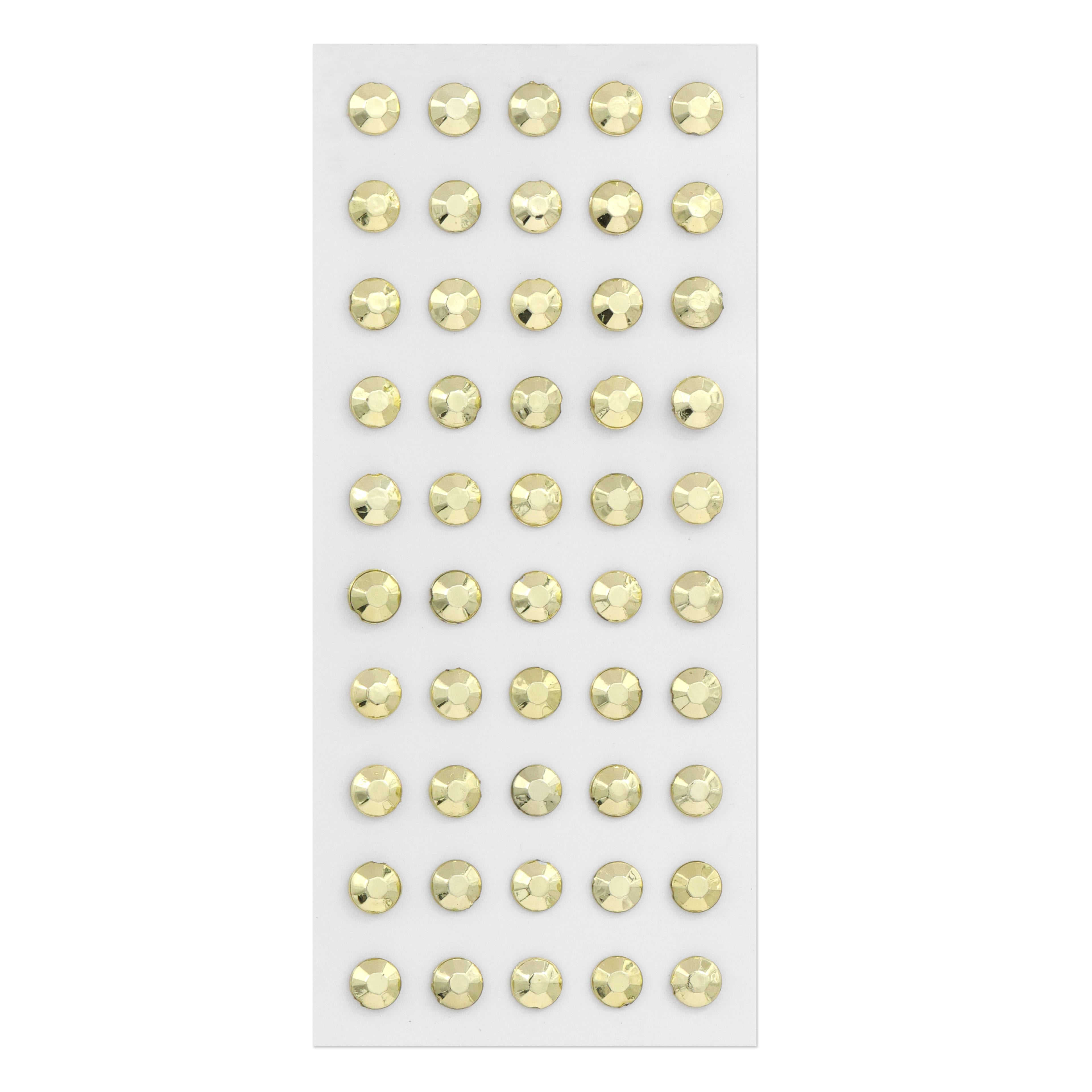 Recollections Gold Bling Stickers - 6mm Acrylic Adhesive Gems for ...