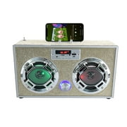Gold Bling Wireless Boombox BB-Gold