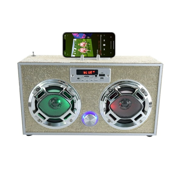 Gold Bling Wireless Boombox (BB-Gold)