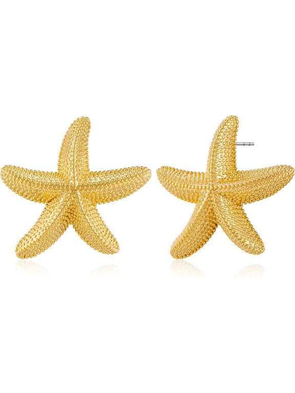 Gold Boho Ocean Earrings, Shell Earrings Seashell Stud Earrings Beach Jewelry Gifts for Women