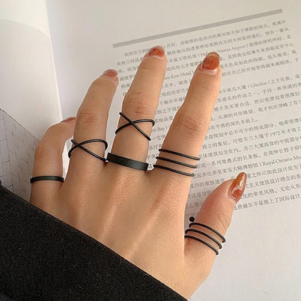 Buy ARZONAI 7 Pcs Gold Boho Ring Sets Stackable Knuckle Ring Vintage Snake  Finger Rings Set Metal Knuckle Ring Online at Best Prices in India -  JioMart.