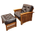 thumbnail image 1 of Gold Bond 606 6 in. All Cotton Chair Leather Futon Mattress, 1 of 1