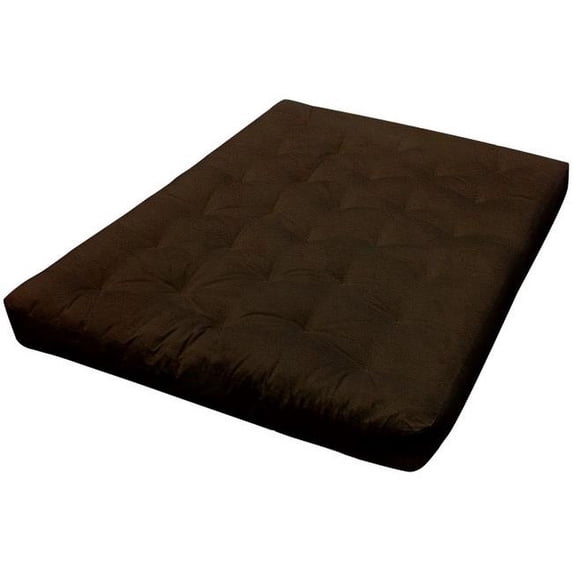 Gold Bond 613 8 in. wool wrap Cott Size 30 x 75 in. Leather Futon Mattress