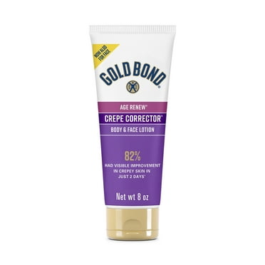 Gold Bond Age Renew Crepe Corrector Body & Face Lotion, Replenishing & Smoothing Formula, for Dry Skin, 8 oz.
