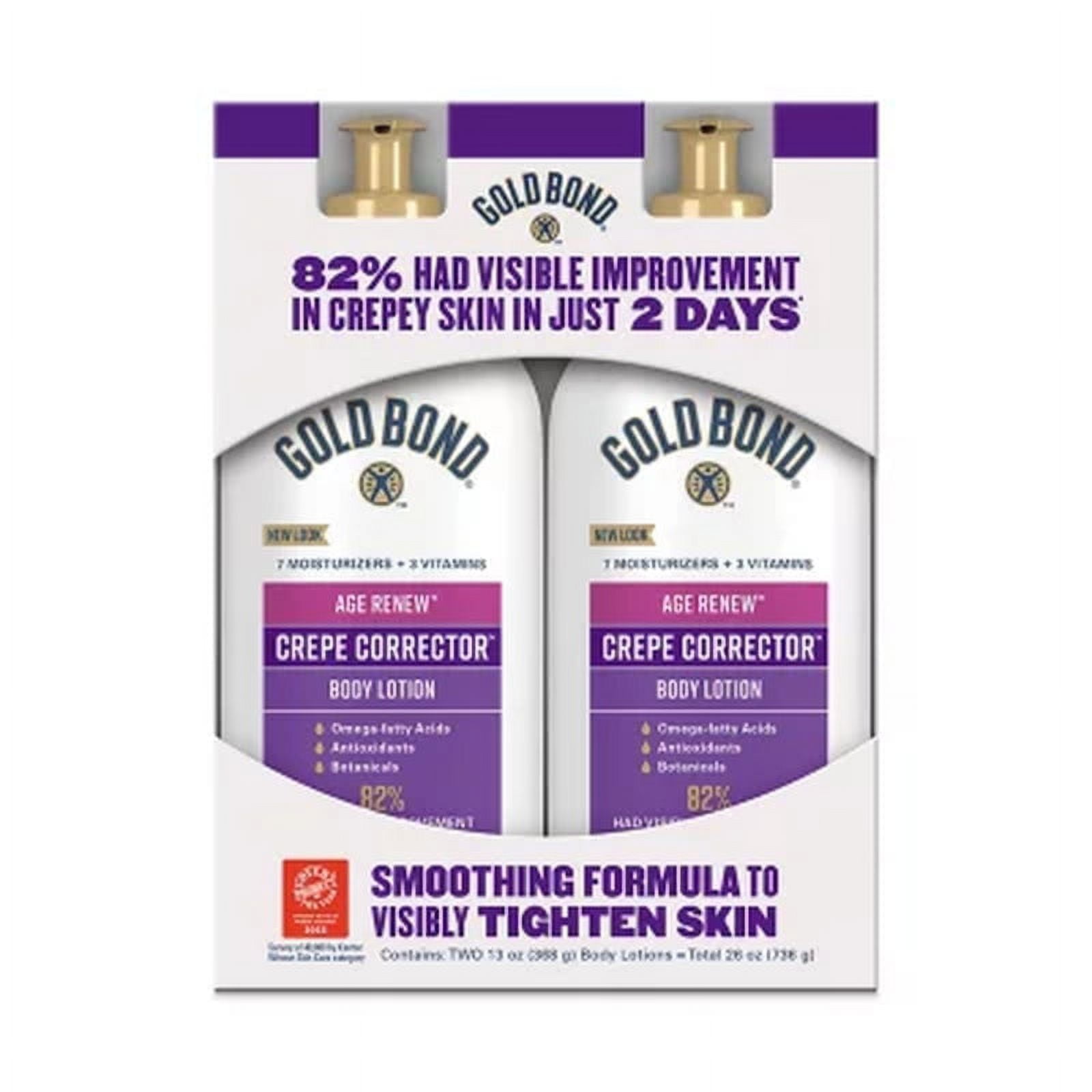 Gold Bond Age Renew Crepe Corrector Body Lotion, 13 Oz., 2 Pk
