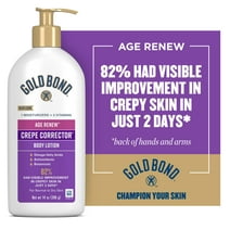 Gold Bond Age Renew Crepe Corrector Hand, Face and Body Lotion Cream for Tighter Skin, 14 oz, As Seen on TikTok