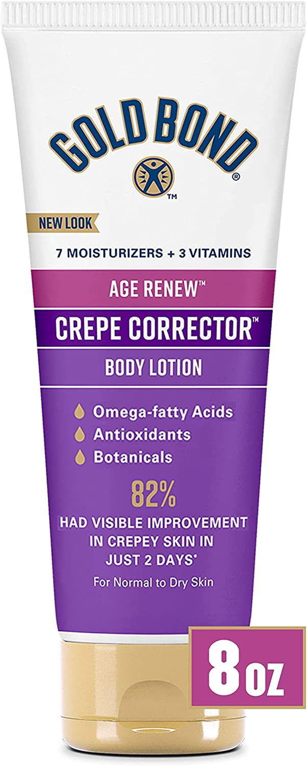 Gold Bond Crepe Corrector Age Renew Body Lotion Fragrance Free 8 oz