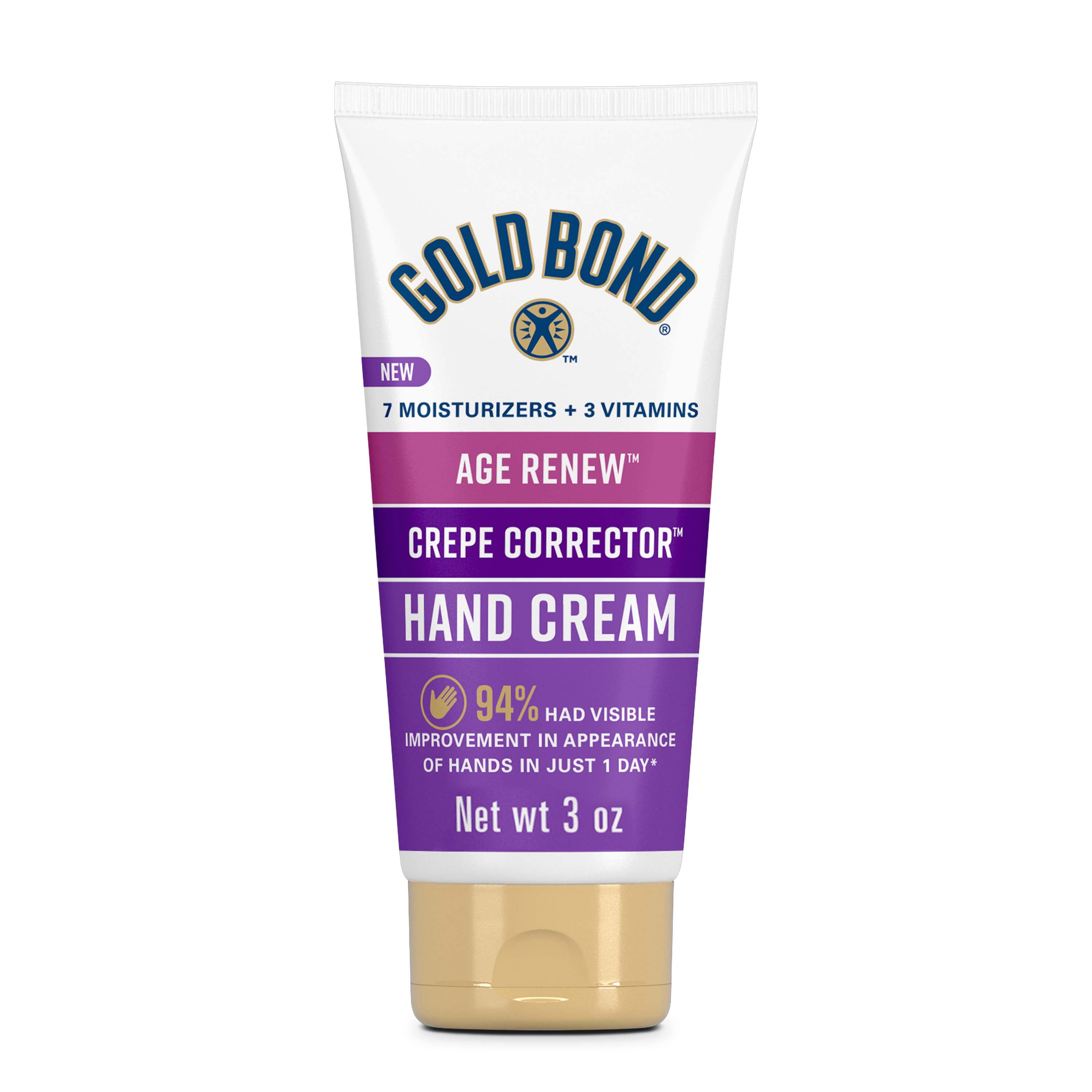 Gold Bond Crepe Hand and Body Lotion & Cream to Visibly Improve & Tighten Skin Appearance, 3 oz, As Seen on TikTok