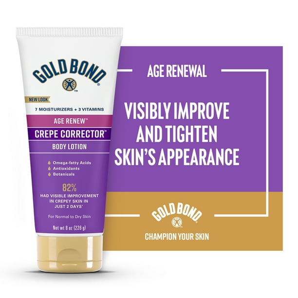 Gold Bond Crepe Hand and Body Lotion & Cream to Visibly Improve