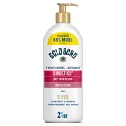 Gold Bond Diabetics' Hand Moisturizer and Body Lotion for Dry Skin with Aloe, 21 oz, As Seen on TikTok