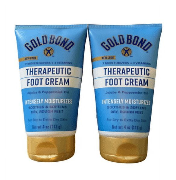 Gold Bond FOOT CREAM 4oz ( 2 Tubes ) blue - Walmart.com